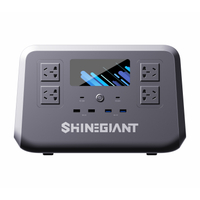 Shinegiant SG300P I Ricarica wireless I Stazione di alimentazione portatile con batteria LiFePO4 da 300 W 300 Wh